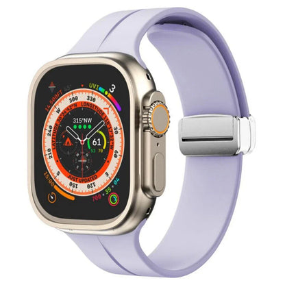 Thin Adjustable Apple Watch Strap With Secure Clasp