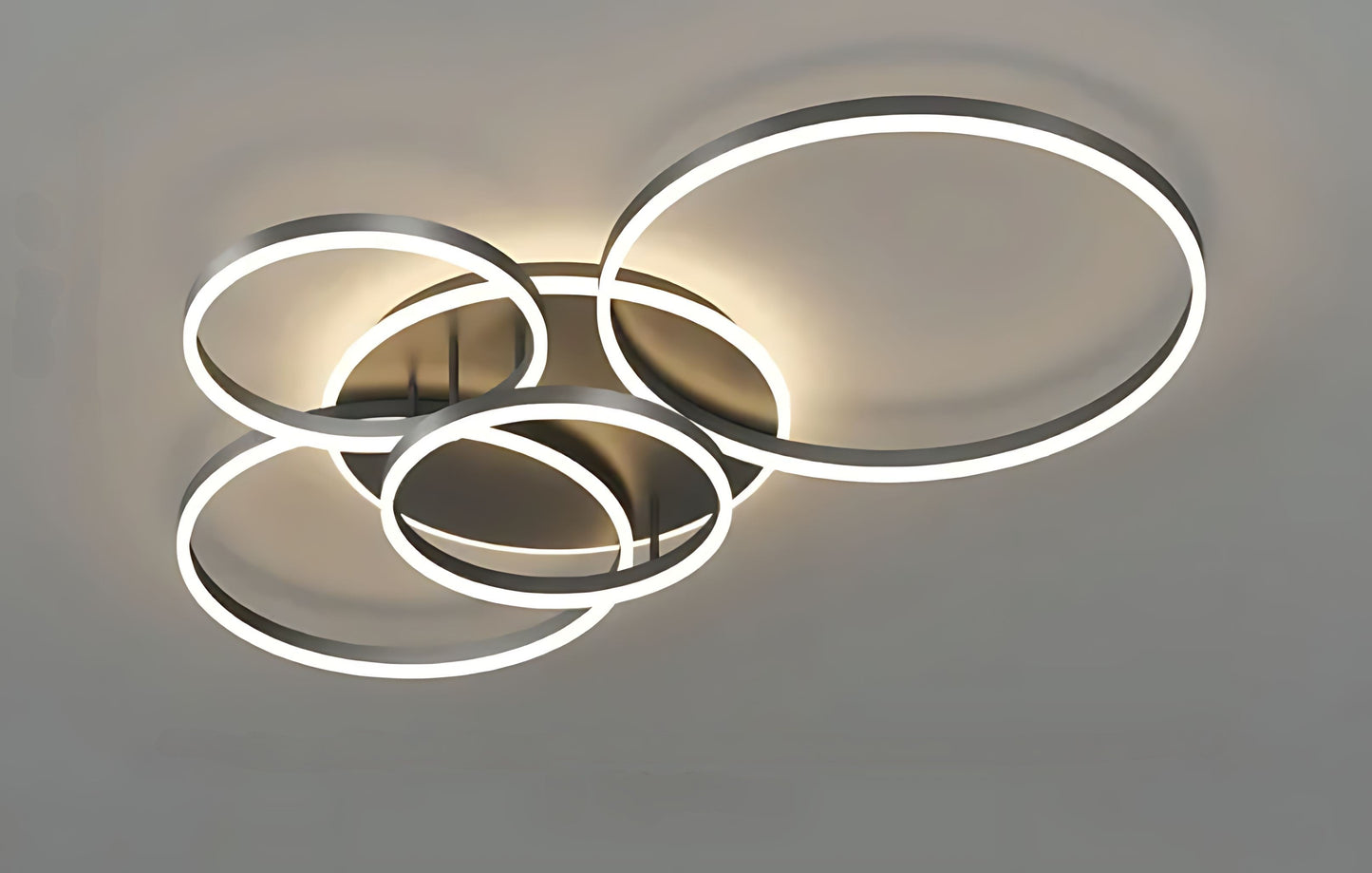 Bright Round Pendant Ceiling Lamp With Warm Glow