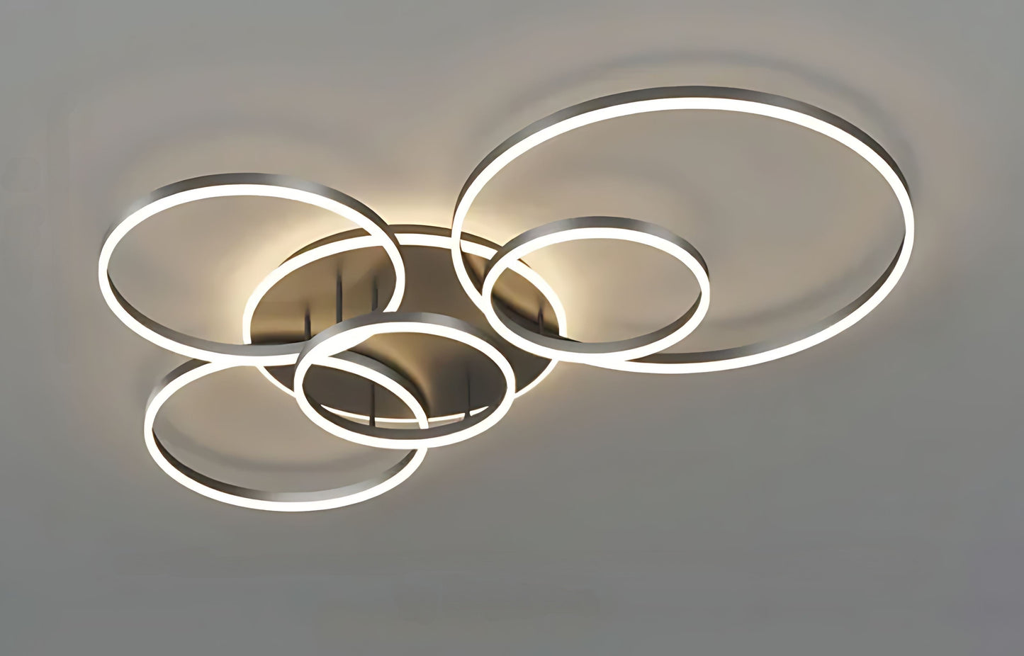 Bright Round Pendant Ceiling Lamp With Warm Glow