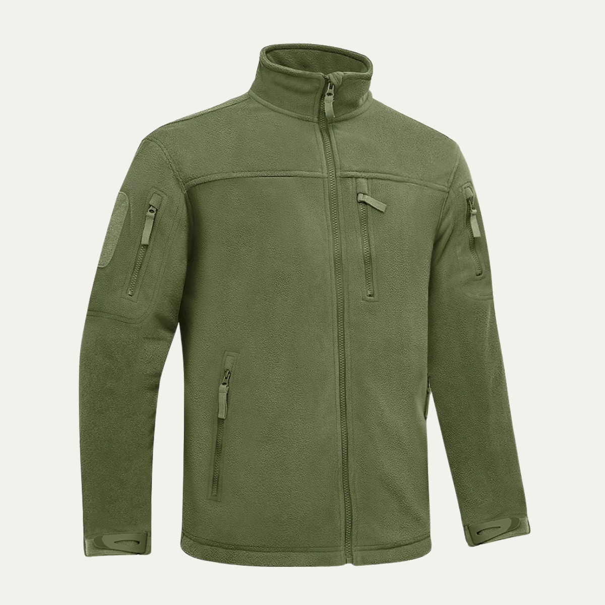 Insulated Men's Fleece Jacket with Zip Pockets - OutfitLondon
