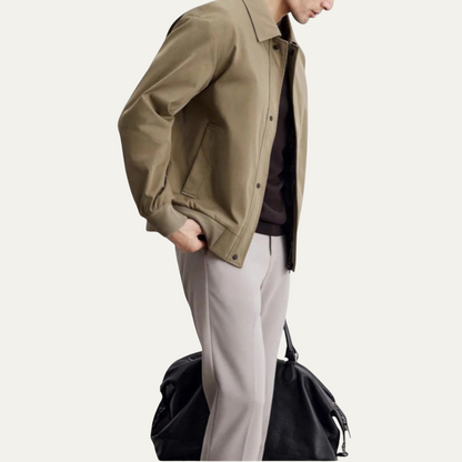 Men's Slim Water Resistant Fall Coach Jacket