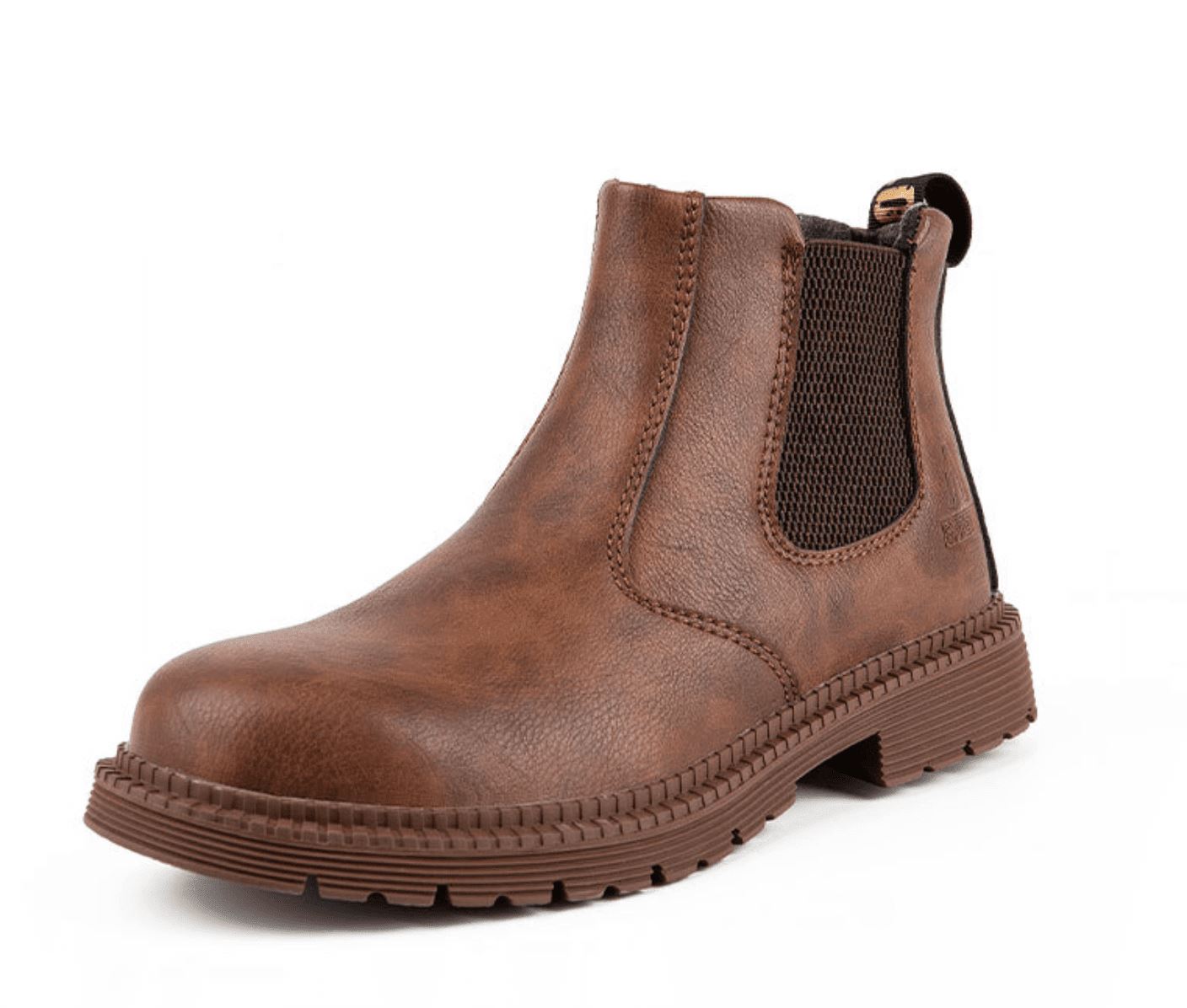 Durable Steel Toe Leather Work Boots - OutfitLondon
