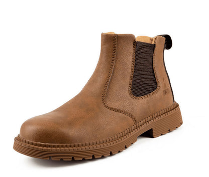 Durable Steel Toe Leather Work Boots