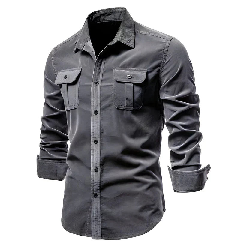 Rugged Textured Mens Shirt
