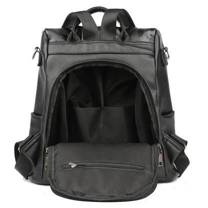 Secure Chic Women's Soft Leather Backpack
