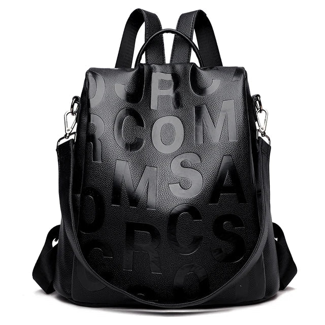 Secure Chic Women's Soft Leather Backpack