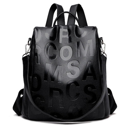 Secure Chic Women's Soft Leather Backpack