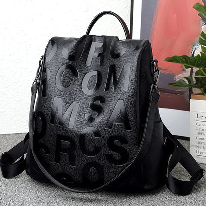 Secure Chic Women's Soft Leather Backpack - OutfitLondon