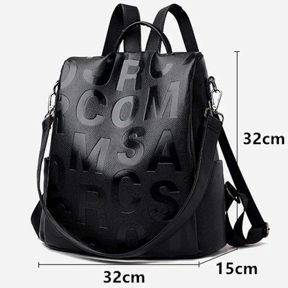Secure Chic Women's Soft Leather Backpack