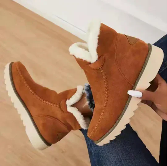 Soft Sheepskin Ankle Boots for Women