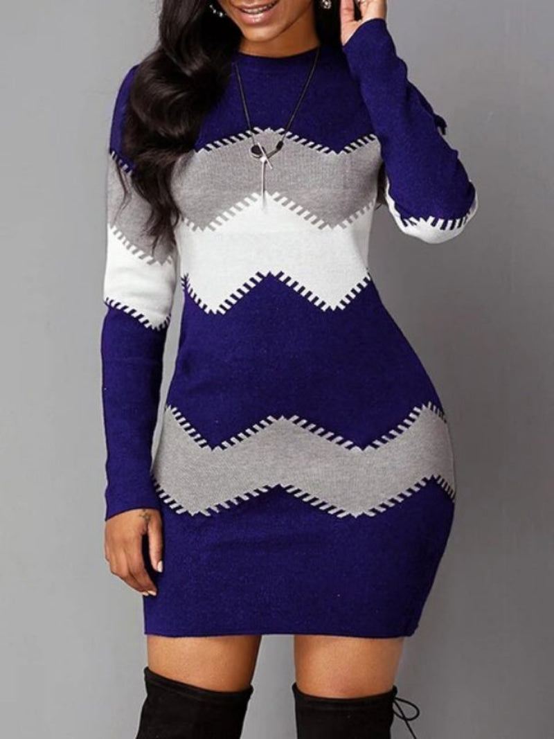 Fashionable Women's Short Sleeve Fit Bodycon Dress