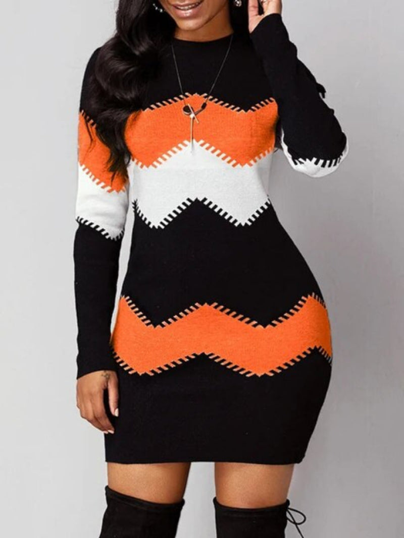 Fashionable Women's Short Sleeve Fit Bodycon Dress