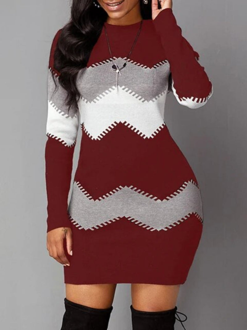 Fashionable Women's Short Sleeve Fit Bodycon Dress