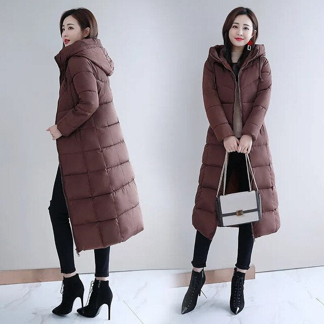 Insulated Ladies' Winter Puffer Jacket Coat - OutfitLondon