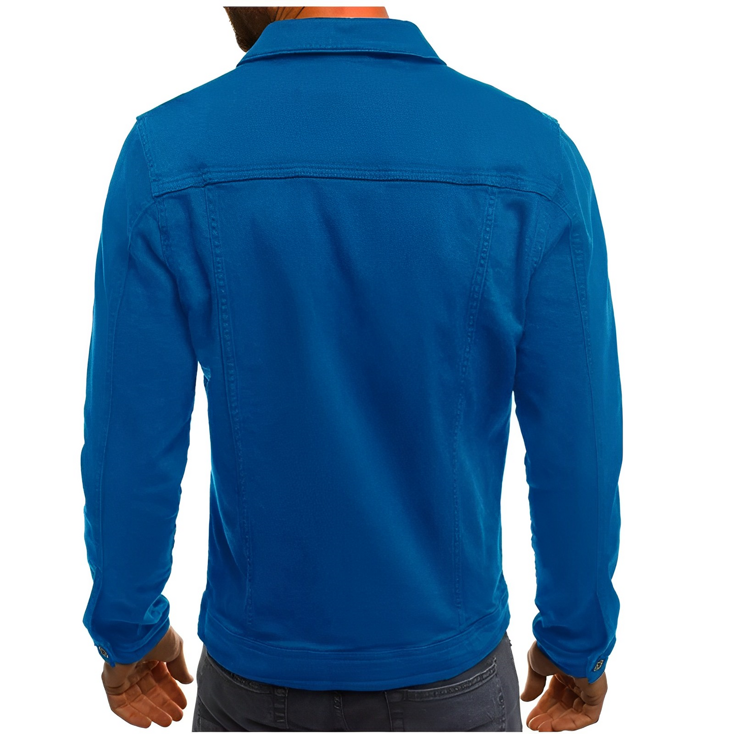Cool Breathable Denim Jacket for Men