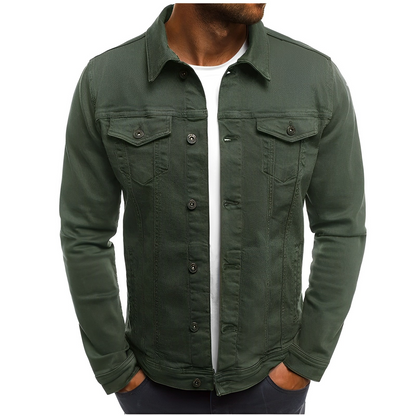 Cool Breathable Denim Jacket for Men