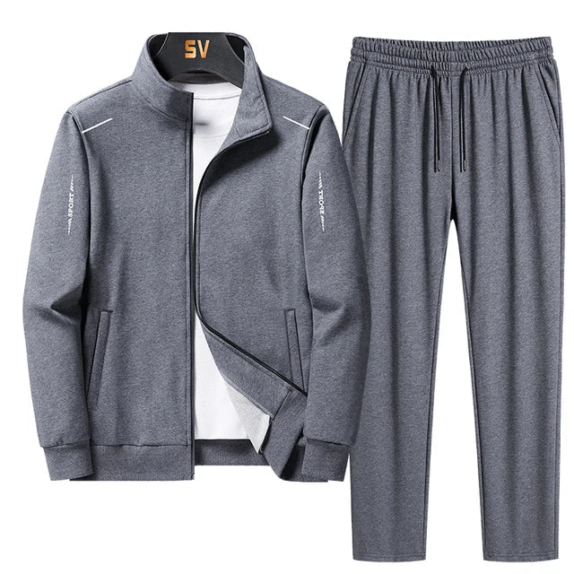 Athletic 2 Piece Tracksuit Set for Men