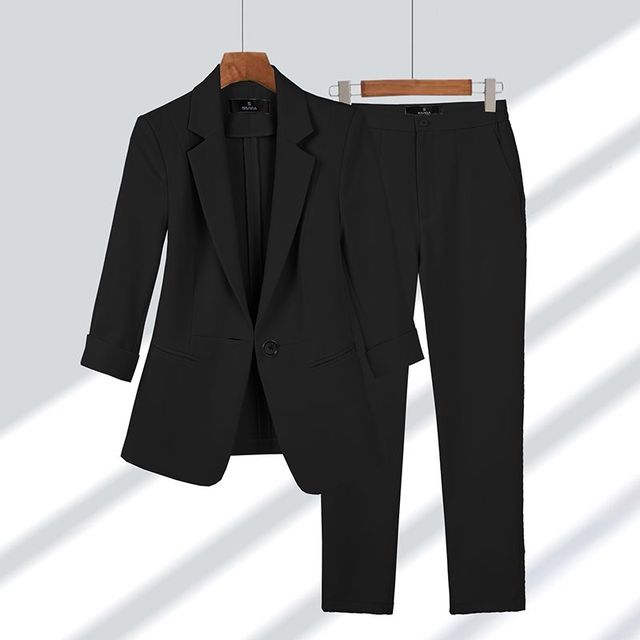 Classic Two Piece Suit Set - OutfitLondon