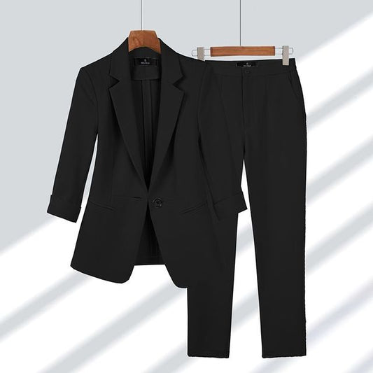 Classic Two Piece Suit Set - OutfitLondon
