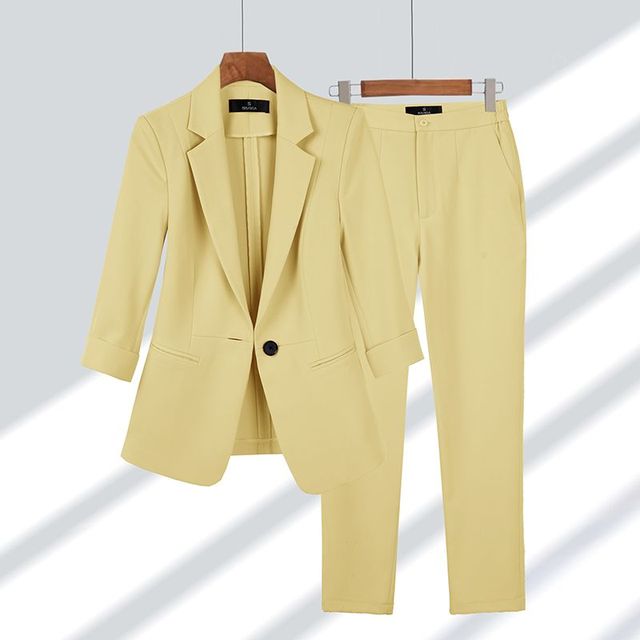 Classic Two Piece Suit Set