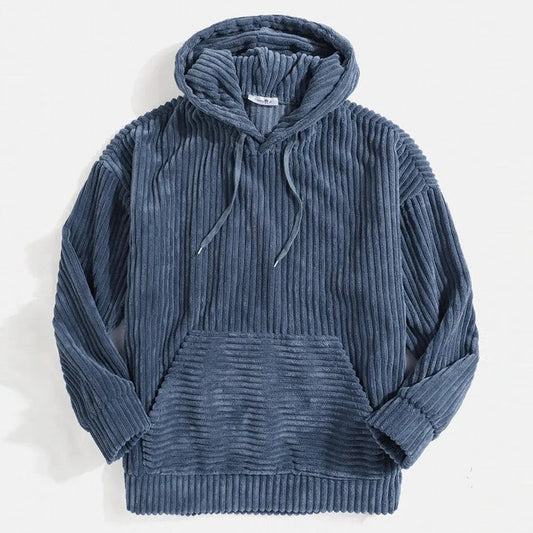 Premium Mens Cord Hoodie Jacket - OutfitLondon