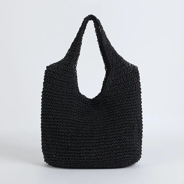 Natural Woven Tote Bag for Women