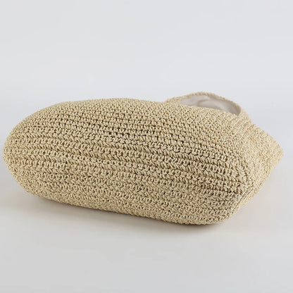 Natural Woven Tote Bag for Women