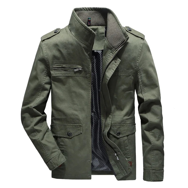 Waterproof Mens Fall Cargo Jacket