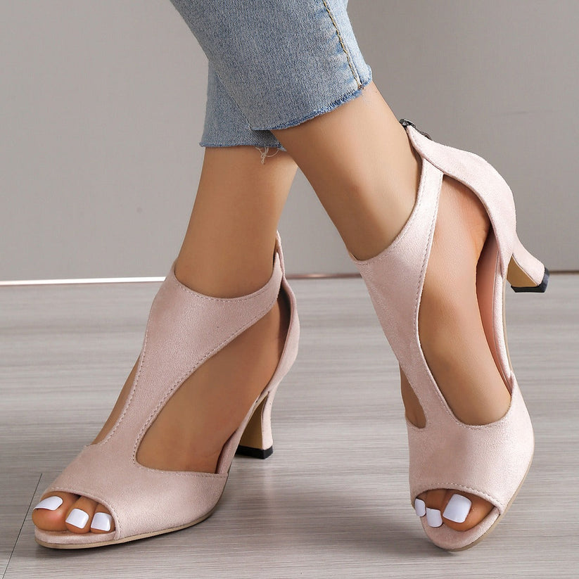 Comfortable Heeled Sandals For Women - OutfitLondon