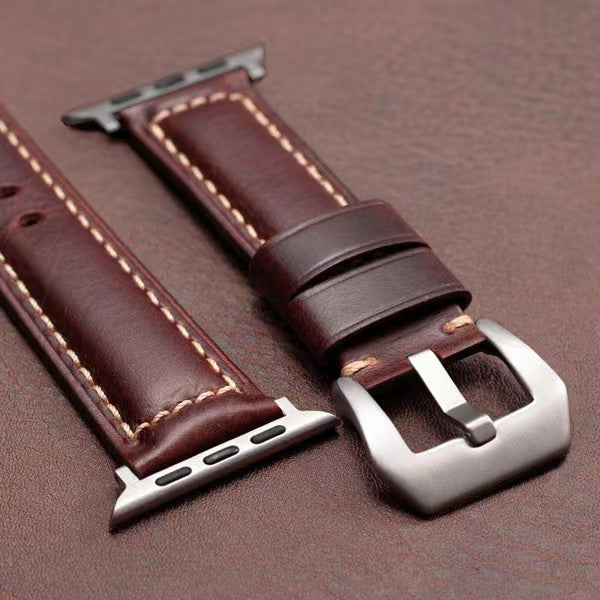 Authentic Leather Replacement Watch Band