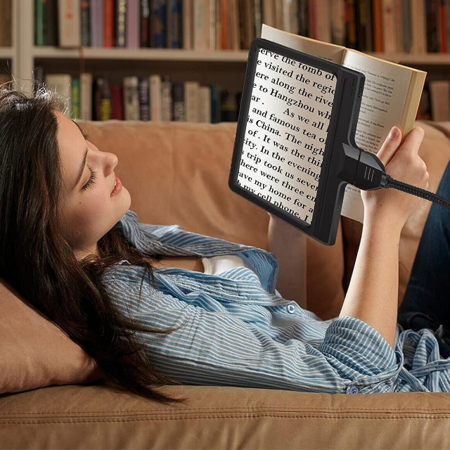 Bright LED Reading Lamp with 5X Magnifier - OutfitLondon