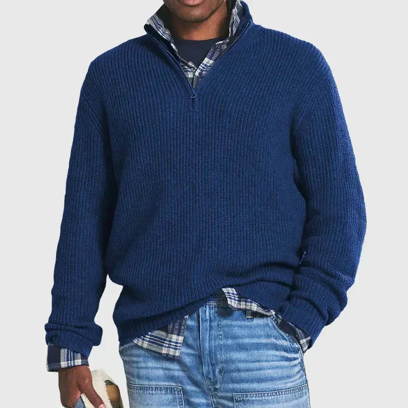 Simple Luxury Men's Cashmere Crew Sweater