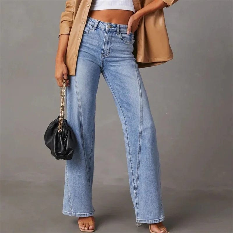Comfortable Fit Wide Leg Jeans for Women