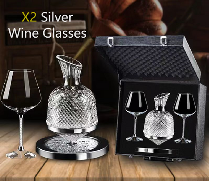 Luxury Swivel Wine and Spirits Decanter
