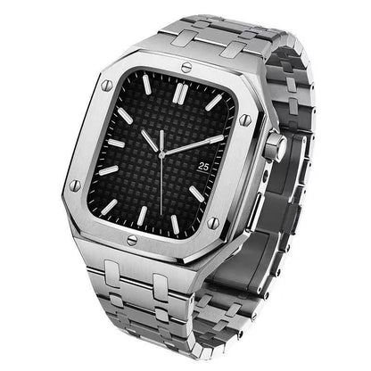 Luxury Metal Apple Watch Strap Set - OutfitLondon