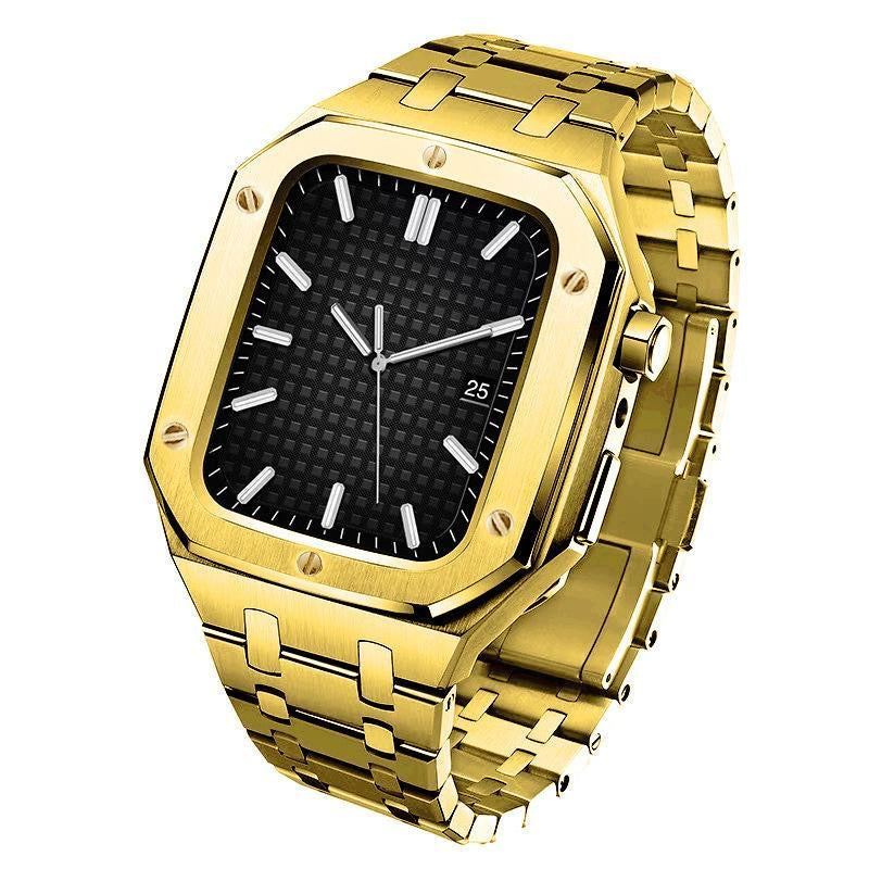 Luxury Metal Apple Watch Strap Set