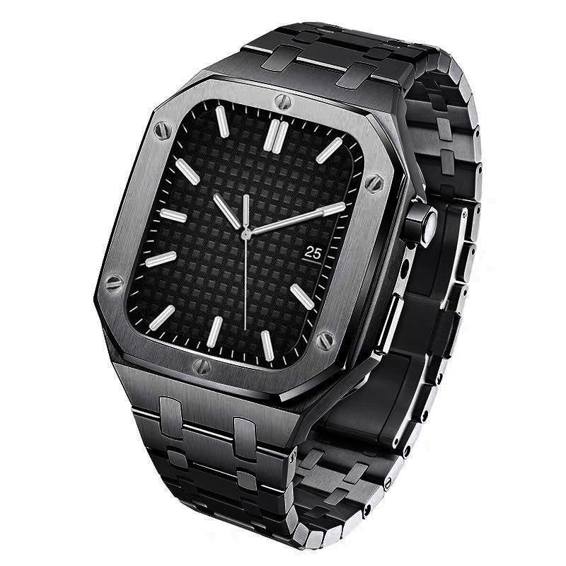 Luxury Metal Apple Watch Strap Set