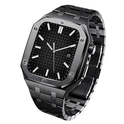 Luxury Metal Apple Watch Strap Set