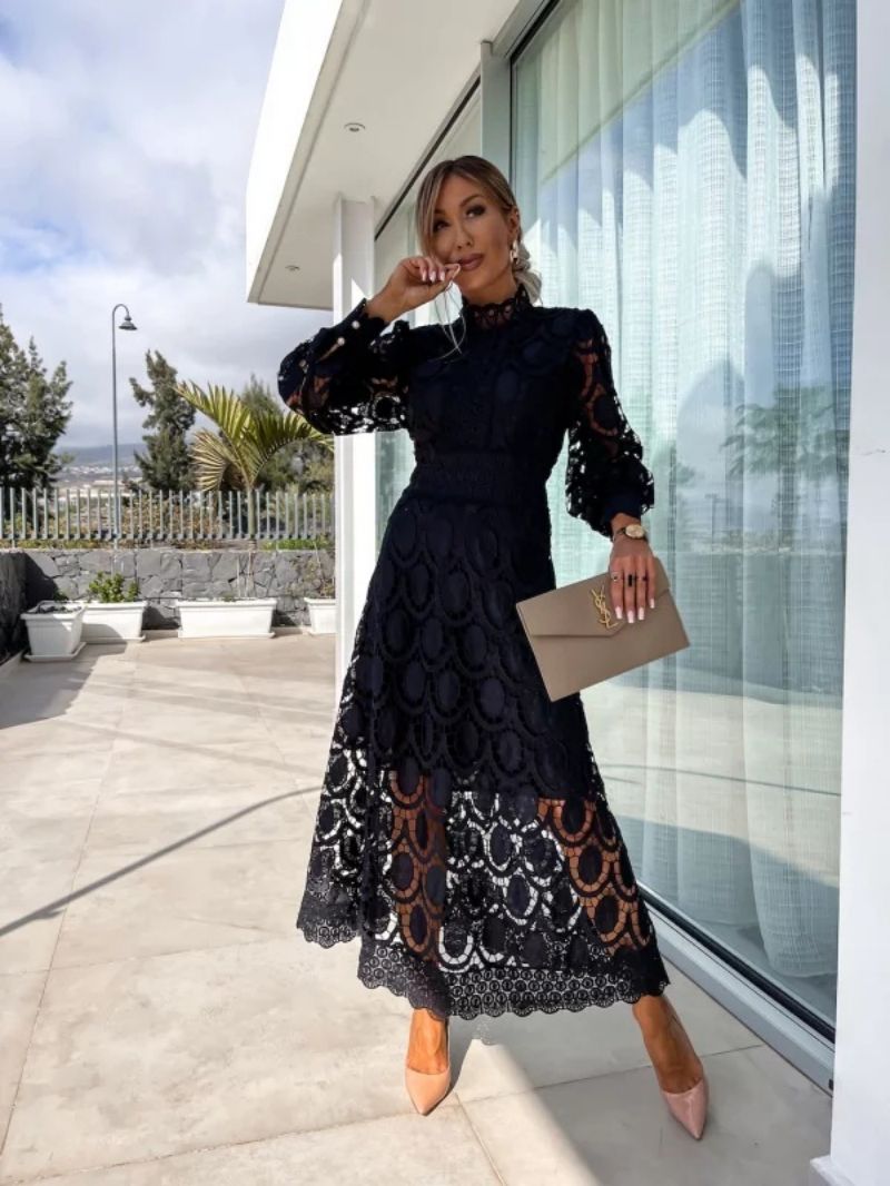 Elegant Lace Fit Bodycon Dress for Women