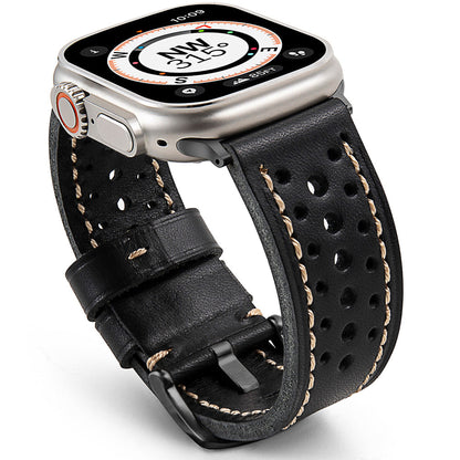Premium Athletic Leather Strap For Apple Watch