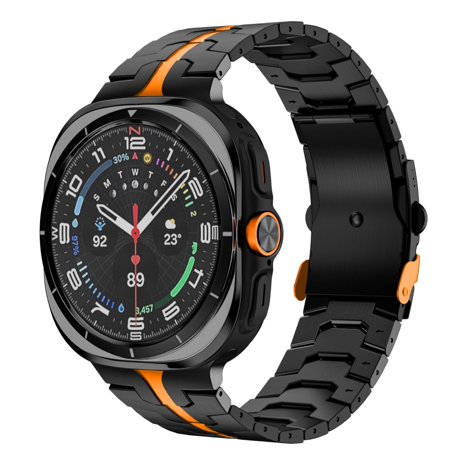 Durable Stainless Steel Smartwatch Band - OutfitLondon