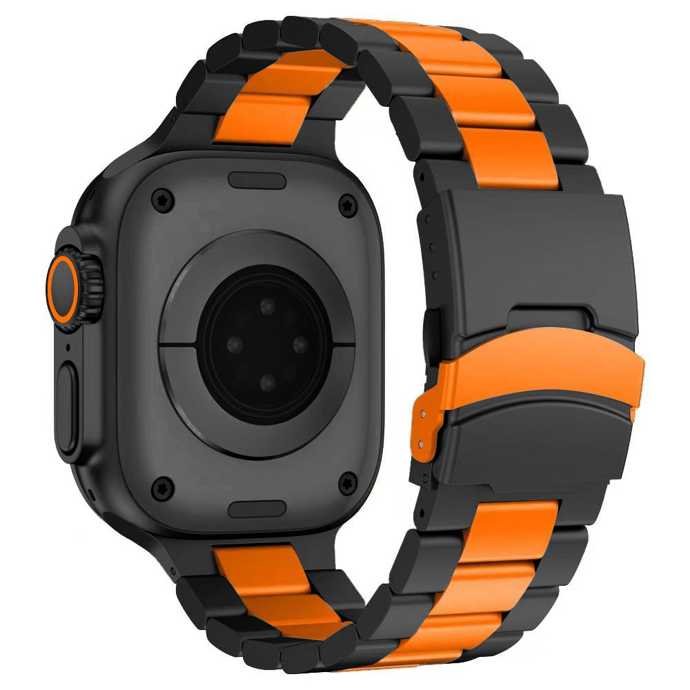 Strong Stainless Steel Band for Apple Watch with Easy Clasp