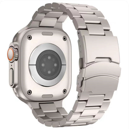 Strong Stainless Steel Band for Apple Watch with Easy Clasp