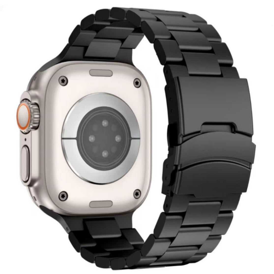Strong Stainless Steel Band for Apple Watch with Easy Clasp