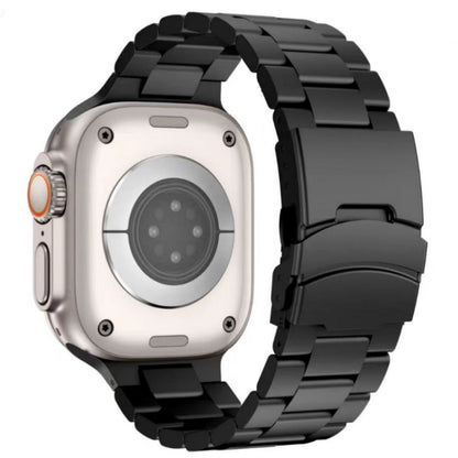 Strong Stainless Steel Band for Apple Watch with Easy Clasp
