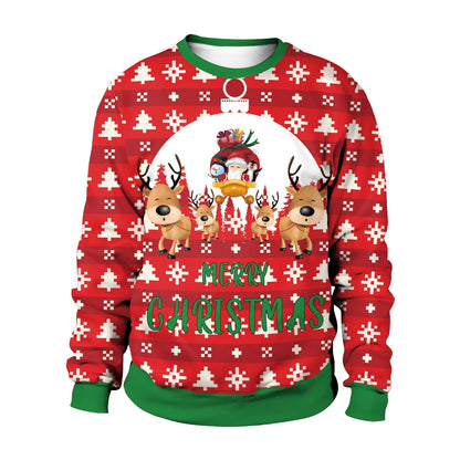 Custom Festive Holiday Crew Neck Sweater