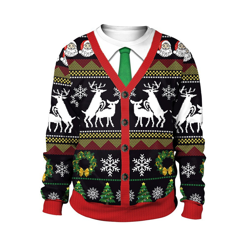 Custom Festive Holiday Crew Neck Sweater