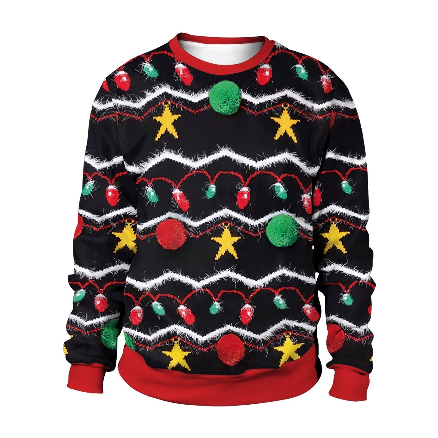 Custom Festive Holiday Crew Neck Sweater