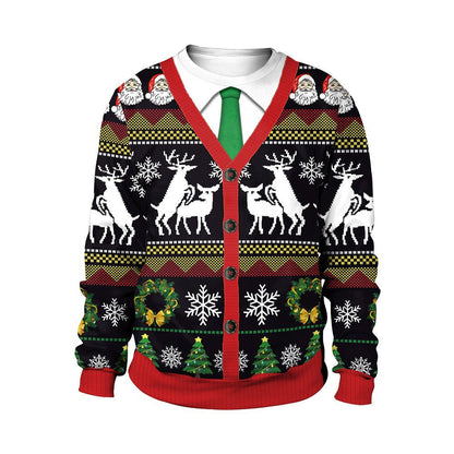 Custom Festive Holiday Crew Neck Sweater