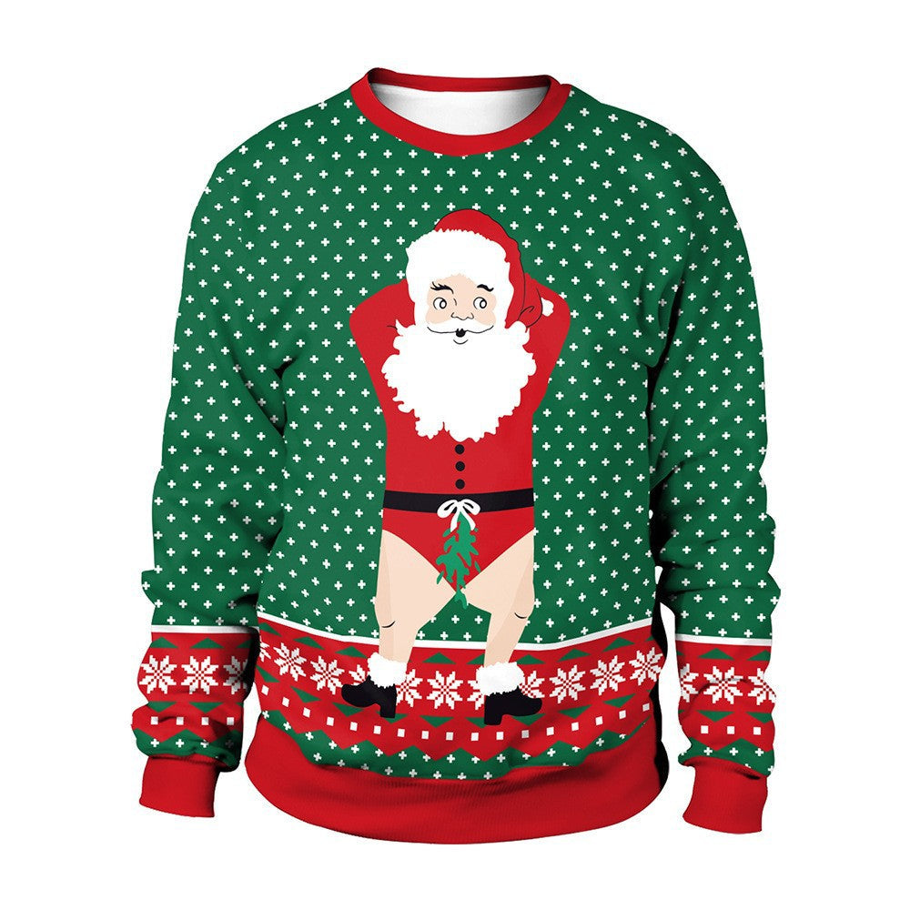 Custom Festive Holiday Crew Neck Sweater